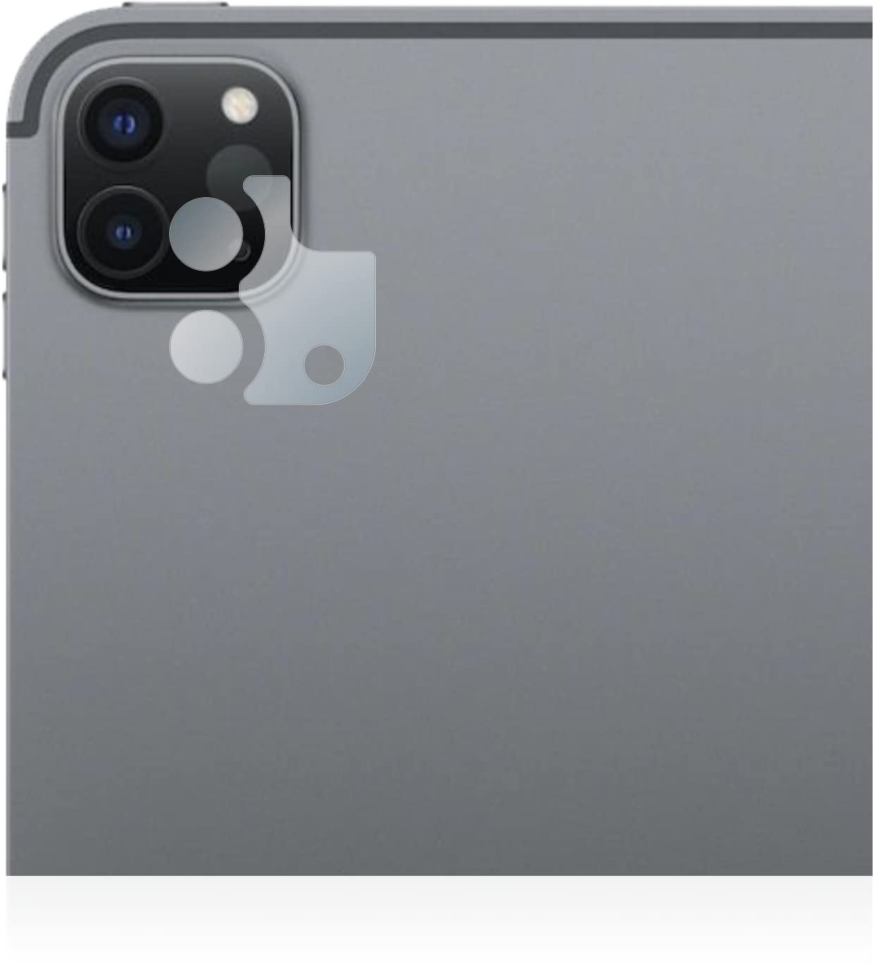 BROTECT Panzerglasfolie für Apple iPad Pro 11" 2022 (NUR Kameraschutz) Schutzglas Schutzfolie [Extrem Kratzfest 9H, Anti-Fingerprint