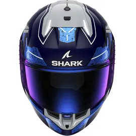 Shark Skwal i3 Rhad Integralhelm - Violett/Blau/Hellgrau / XL