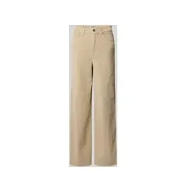 Only Wide Leg Cordhose aus Baumwoll-Mix Modell 'HOPE', Sand, 42/32