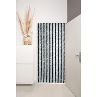 Defacto Flauschvorhang Türvorhang (100x200 cm) Chenille Fliegenschutz Insektenschutz Camping