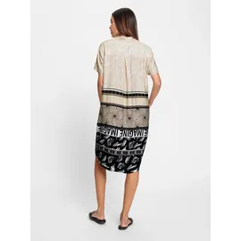 Heine Etuikleid Druckkleid Beige 38