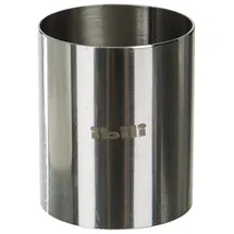 Ibili Clasica Dessertring, Tortenring, Kuchenring, rund, 4,5 cm Höhe, 4 cm Durchmesser, 1 Stück, Silber