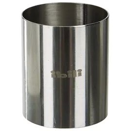 Ibili Clasica Dessertring, Tortenring, Kuchenring, rund, 4,5 cm Höhe, 4 cm Durchmesser, 1 Stück, Silber