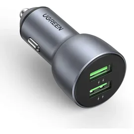 UGREEN KFZ-Ladegerät 2x USB 36W Quick Charge grau