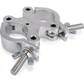 Riggatec Doppelschelle - Swivel Coupler schmal Silber