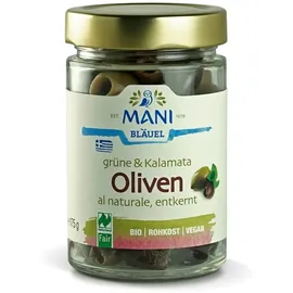 Mani Grüne & Kalamata Oliven al naturale bio