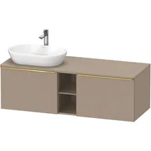 Duravit D-Neo Konsolenwaschtischunterbau wandhängend Leinen Matt 1400x550x459 mm - DE4950L34750000 DE4950L34750000