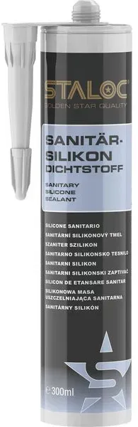 STALOC Sanitärsilikon - weiß