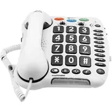 Geemarc Amplipower 40 Schwerhörigentelefon (weiss), Telefon, Weiss