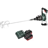 Metabo RW 18 LTX 120 Akku Rührwerk 18 V 40 l Mischmenge 2x LiHD Akku 10,0 Ah + Ladegerät