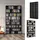 Vicco CD-Regal Jukebox 102 x 16 x 178 cm Schwarz