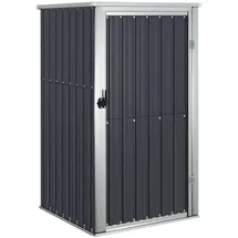 vidaXL Metallgerätehaus 0,88 x 0,89 x 1,61 m anthrazit