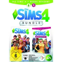 Die Sims 4 Bundle: Basisspiel + Sims 4 Werde Berühmt (Code in a Box) (PC)