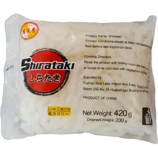 City Aroma [ 400g/ 200g ATG ] Konjak Nudeln Shirataki "Udon-Form" LOW CARB