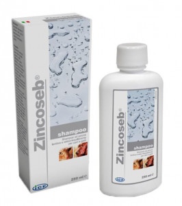 Zincoseb Shampoo voor hond en kat  3 x 250 ml