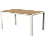 VCM Noah Gartentisch 150 x 90 x 74 cm Grau