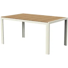 VCM Noah Gartentisch 150 x 90 x 74 cm Grau
