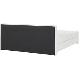 Beliani Boxspringbett 180 x 200 cm Weiß