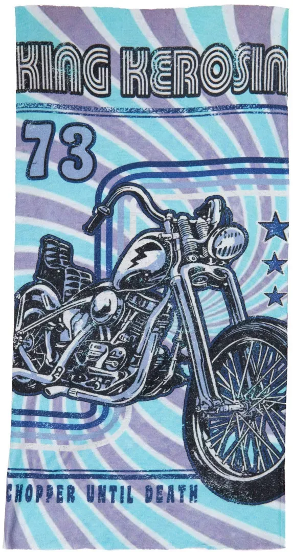King Kerosin Chopper Until Death Multifunktionstuch, blau für Männer