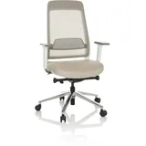 HJH Office CHIARO T2 WHITE Netzstoff Beige/Grau