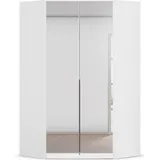 OTTO home Eckschrank AGORDO 117 x 229 x 117 cm Weiß