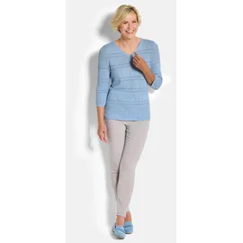 GOLDNER Rundhalspullover Blau 19