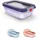 Emsa Frischhaltedose rechteckig lila 11,71 cm x 17,49 cm x 6,15 cm 0,5 l