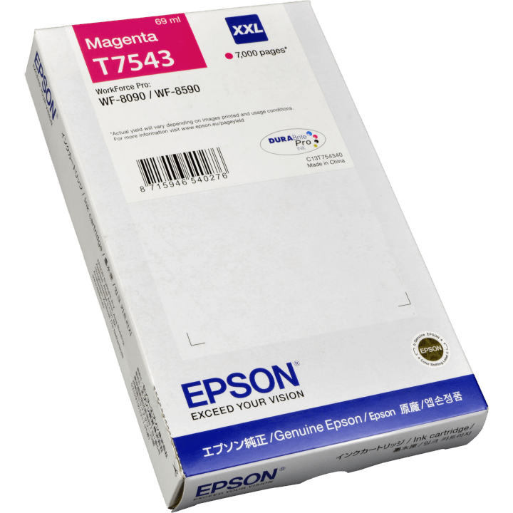 Preisvergleich Produktbild Epson Tinte C13T754340  Magenta  T7543