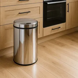 Kitchen Move Artic Automatischer Küchenabfalleimer, Edelstahl, mit Eimer, 30 l