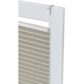 MY HOME Plissee MY HOME "Willa" Gr. 4, natur, B:70cm H:130cm, Obermaterial: 100% Polyester, Plissees, NEUHEIT in Leinenoptik