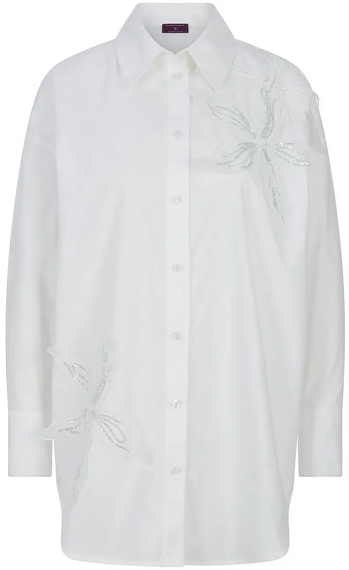 Long-Bluse TALBOT RUNHOF X PETER HAHN weiss, 42