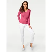 Heine V-Pullover pink 46