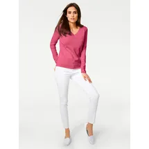Heine V-Pullover pink 46