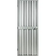 Globel Zusatzschwingtür 176 x 66 cm Silber