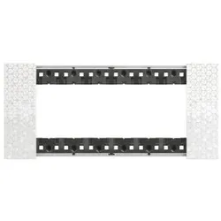 Legrand KA4806MW LivingNow Abdeckrahmen 6-modulig in der Farbausführung Pixel 1