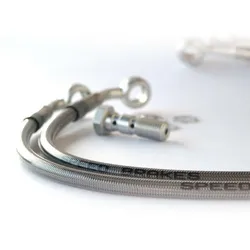 TECNIUM Luftfahrtschlauch SPEEDBRAKES Edelstahl/Titan-Armatur, Größe 300 mm