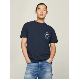 Tommy Jeans T-Shirt mit Label-Print Modell NOVELTY GRAPHIC', Marine, L,