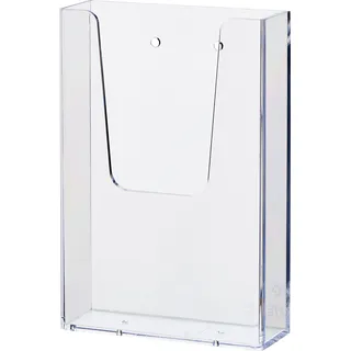 Helit Wandprospekthalter 1/3 DIN A4 1Fach transparent
