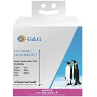 G&G Etiketten Kompatibel ersetzt Brother DK-11208 38 x 90mm