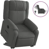 vidaXL Relaxsessel mit Aufstehhilfe Elektrisch 95 x 99 x 95 cm Dunkelgrau
