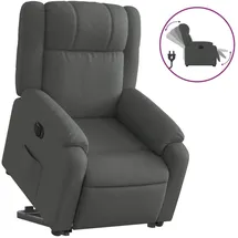 vidaXL Relaxsessel mit Aufstehhilfe Elektrisch 95 x 99 x 95 cm Dunkelgrau