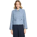 Betty Barclay Blazer-Jacke Blau/Weiß 40