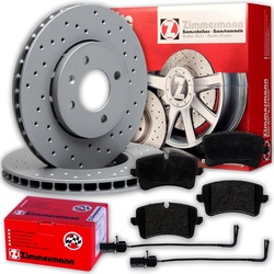 Zimmermann Sport Bremsscheiben 330mm + Beläge Hinten Passend Für Porsche Macan: Bremsscheibe: Porsche: 95b615601a Porsche: 95b615601g Bremsbelagsatz,