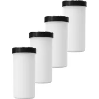 Curtec 4er Set: 2500 ml Vorratsdose, mit Deckel, Frischhaltedose, Mehldose, Gewürzdose