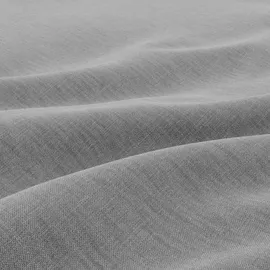 mebligo Links Ecksofa mit Schlaffunktion, Ottomane, Grau - Grau