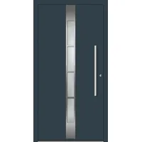 SCHÜCO ADS 75.SI Haustür Aluminium "WENKE"  Anthrazit RAL 7016 innen öffnend DIN rechts