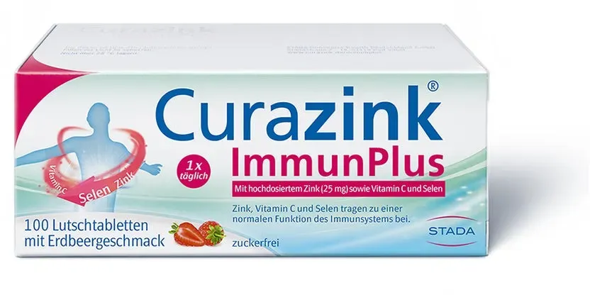 Preisvergleich Produktbild Curazink  ImmunPlus Unterstüzung der Abwehrkräfte 100 St