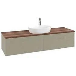 Villeroy & Boch Antao Waschtischunterschrank 1600x360x500mm K36152HK mit Struktur FK/AP: HK/2