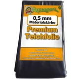 Aquagart Teichfolie PVC 10m x 8m 0,5mm schwarz Folie für den Gartenteich