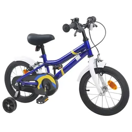 vidaXL Kinderfahrrad 16 Zoll blau/weiß